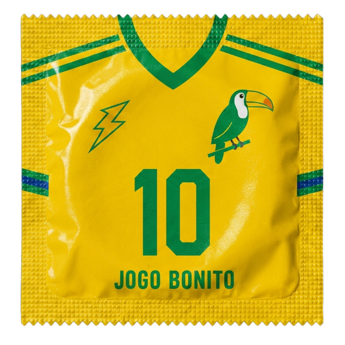 Envoltorio PreservatiGold selección Brasil